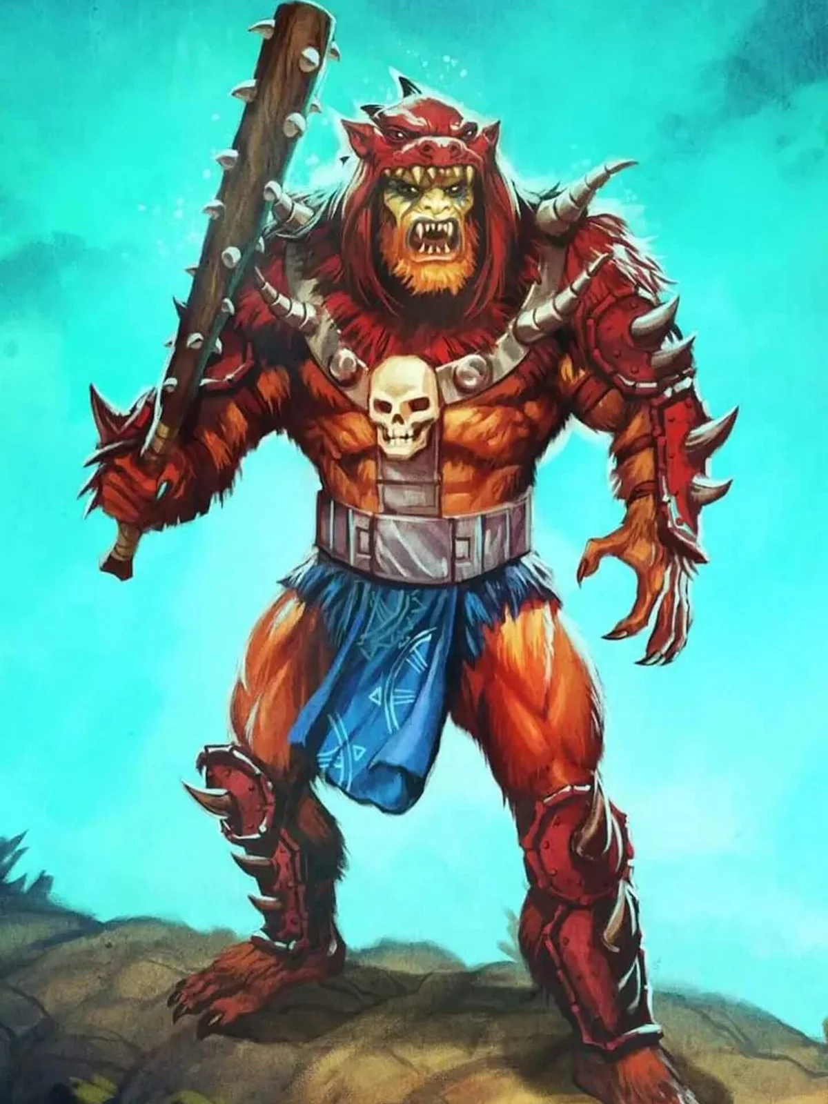 New Eternia Beast Man Masters of the Universe Official Art