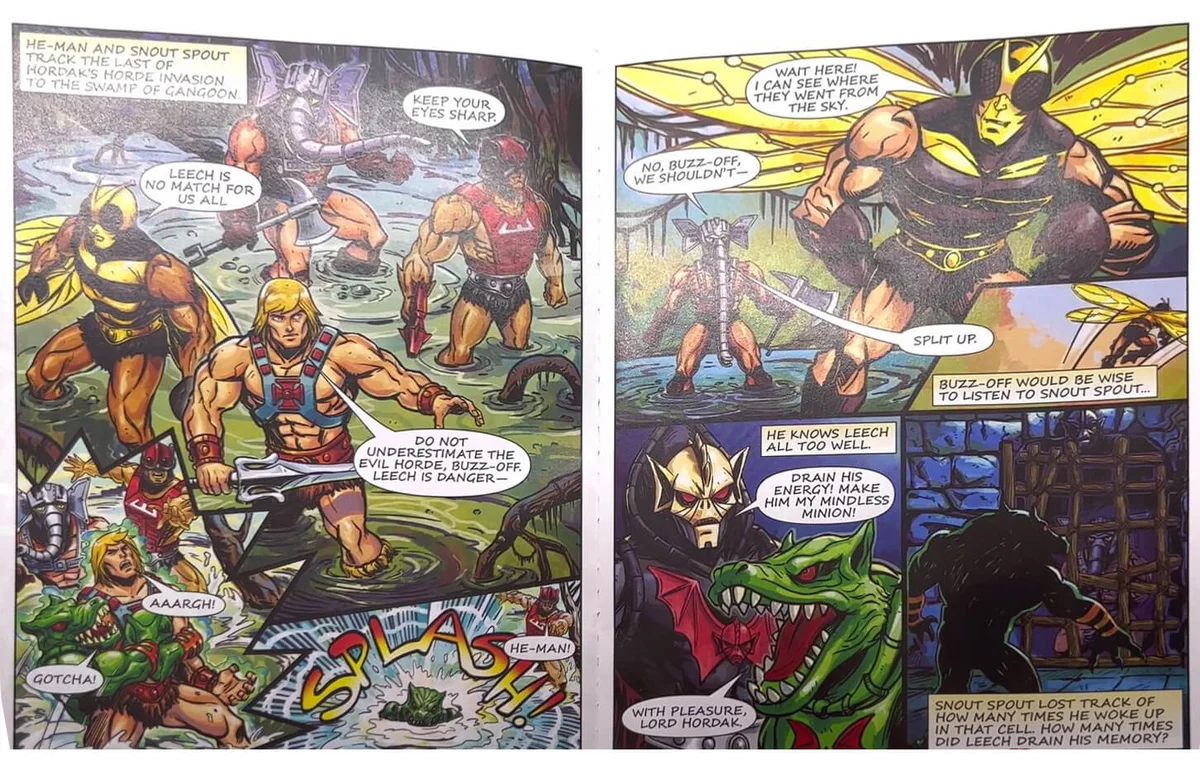 Night of the Leech Comic- Slime Pit He Man 1