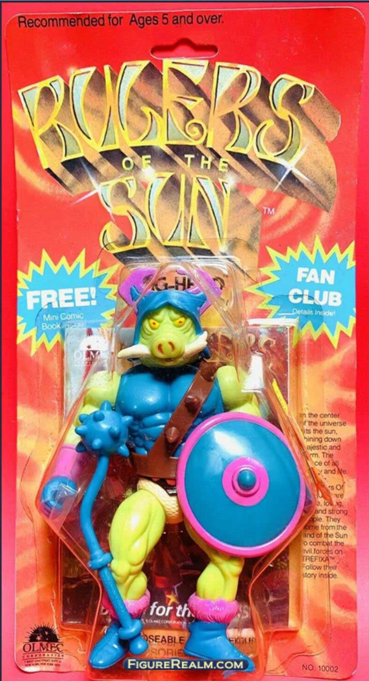 Olmec Vintage Pig Head MOC