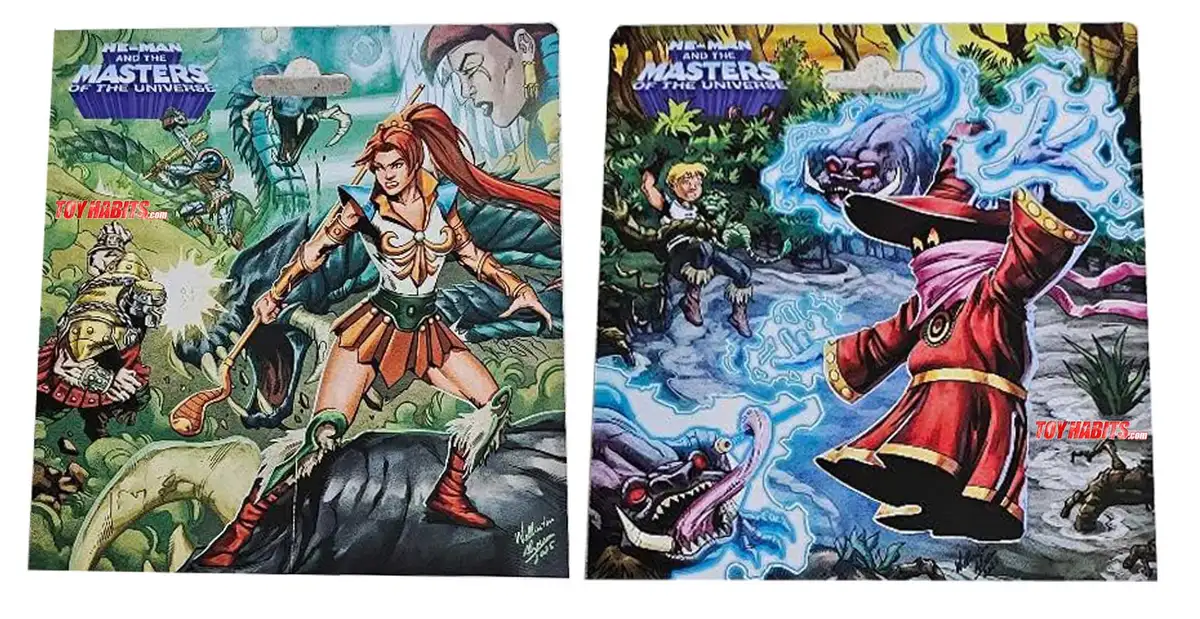 Orko Teela 200x MORU Origins Cartoon Colllection Card Back Art