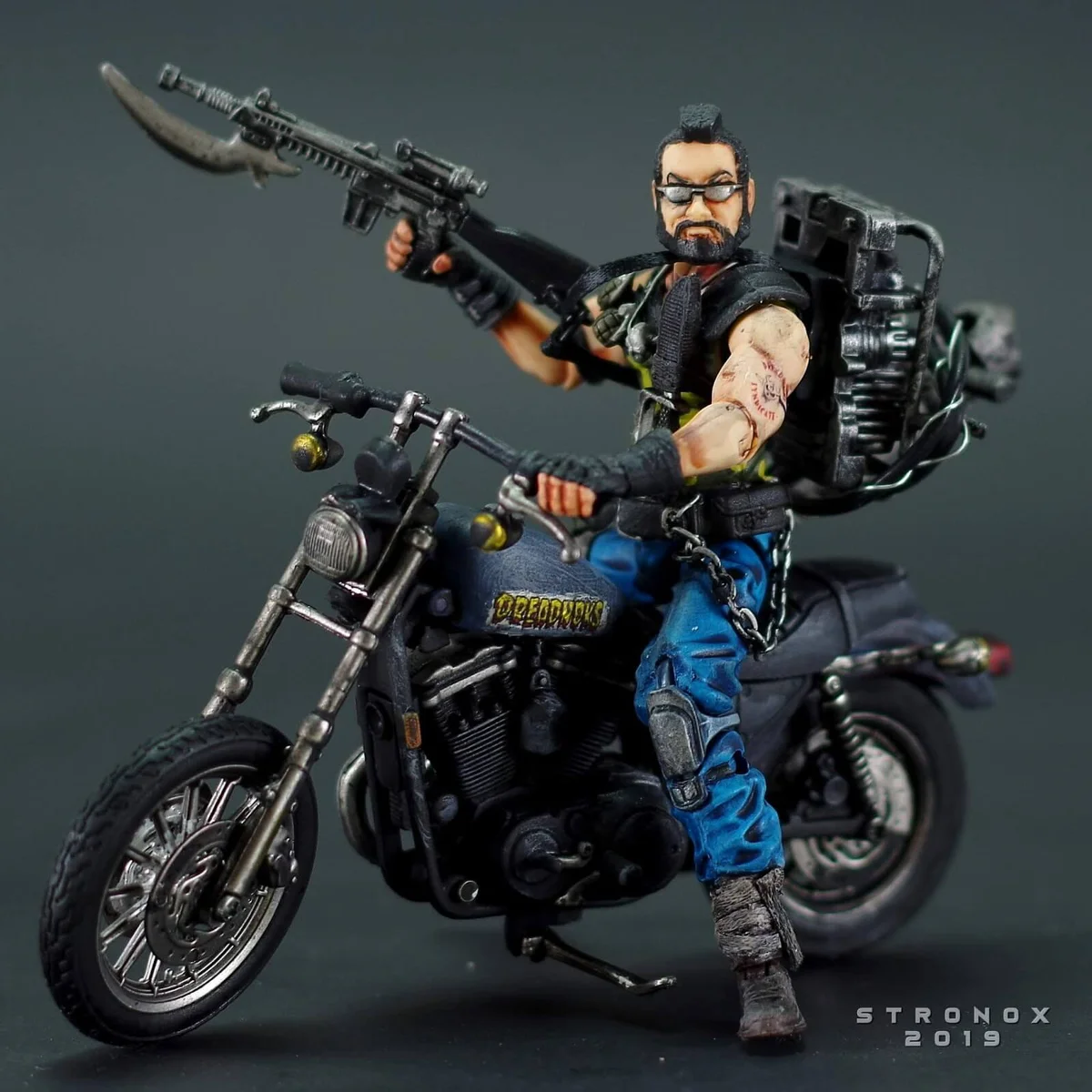 RIpper Custom on motorcyle by stronox