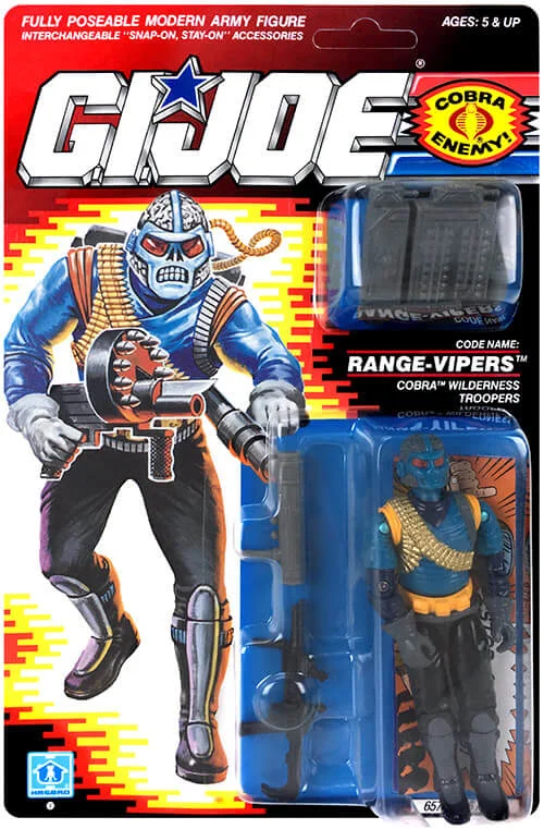 Range Viper 1991 GI Joe on Card
