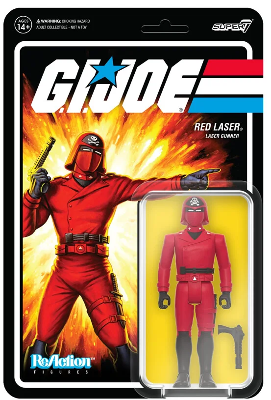 Red Laser GI Joe Super7 Reaction Wave 5