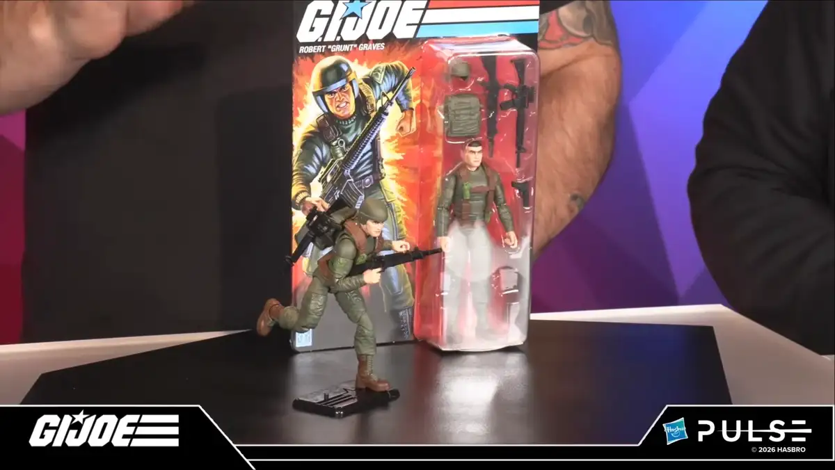 Retro Cardback Grunt GI Joe Classified 4