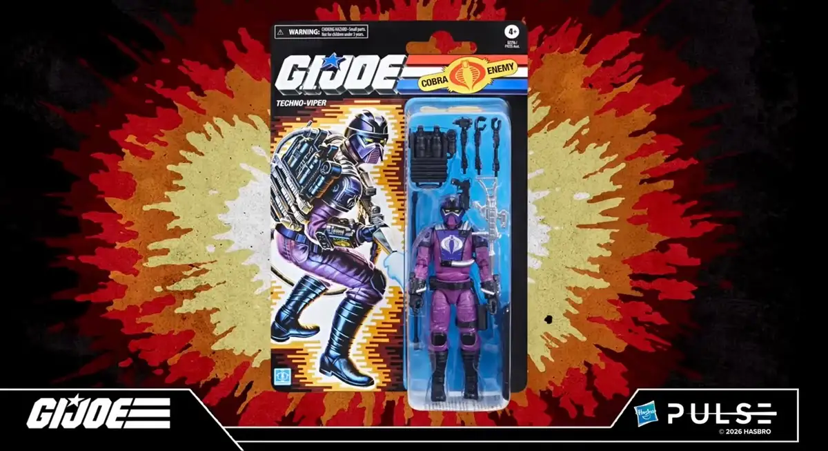 Retro Cardback Techno Viper GI Joe Classified 1