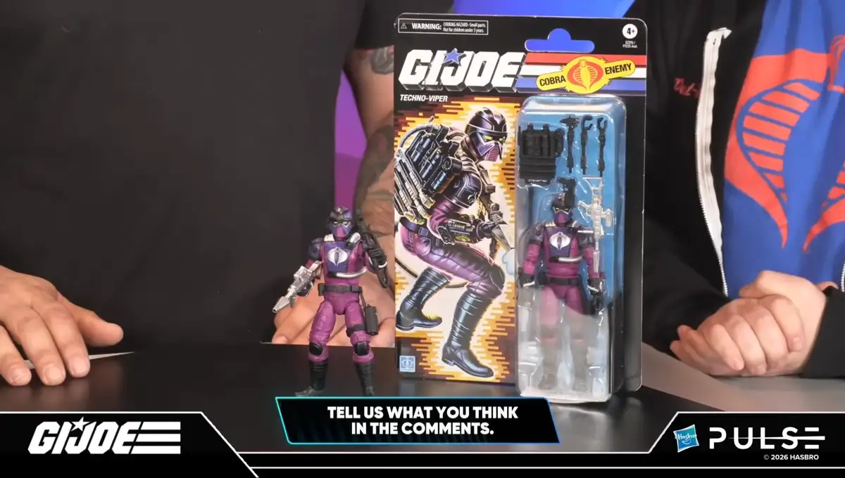 Retro Cardback Techno Viper GI Joe Classified 4