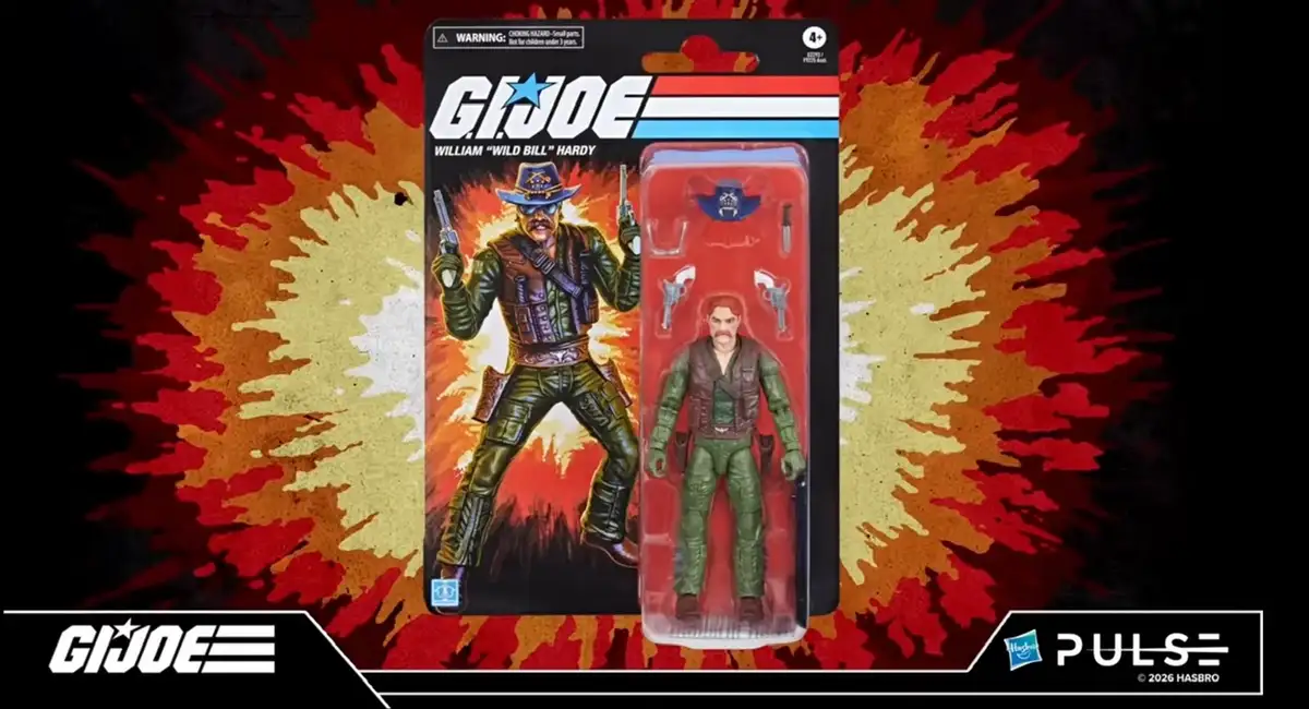 Retro Cardback Wild BIll GI Joe Classified 1