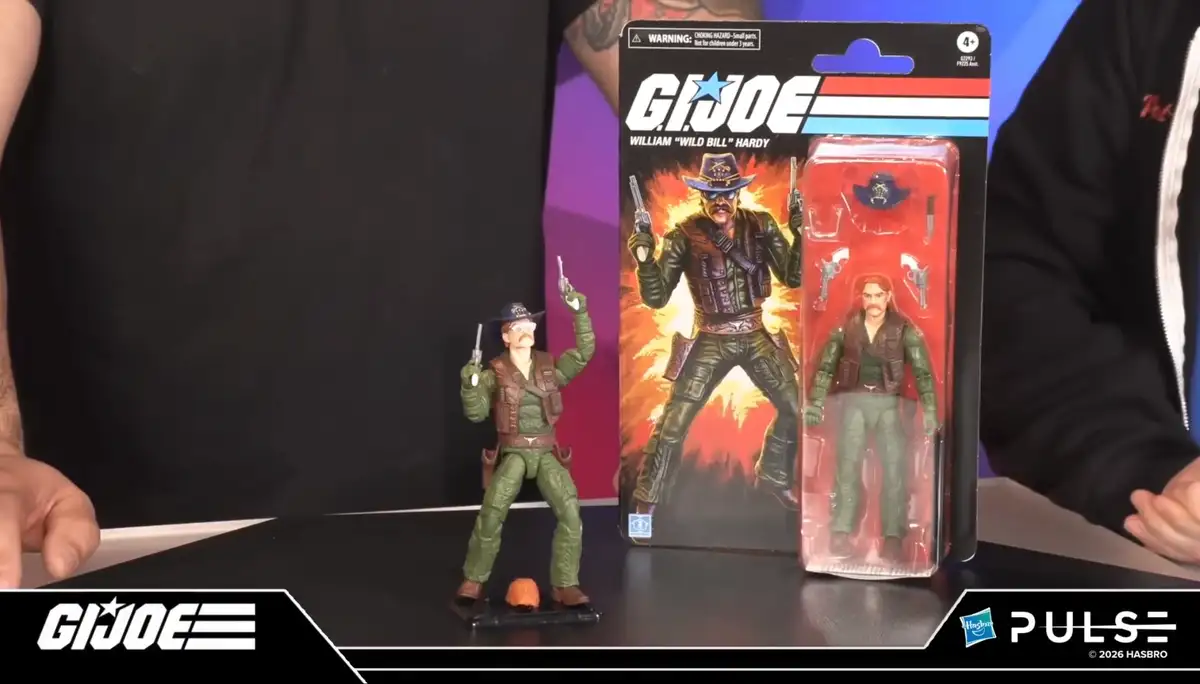 Retro Cardback Wild BIll GI Joe Classified 5