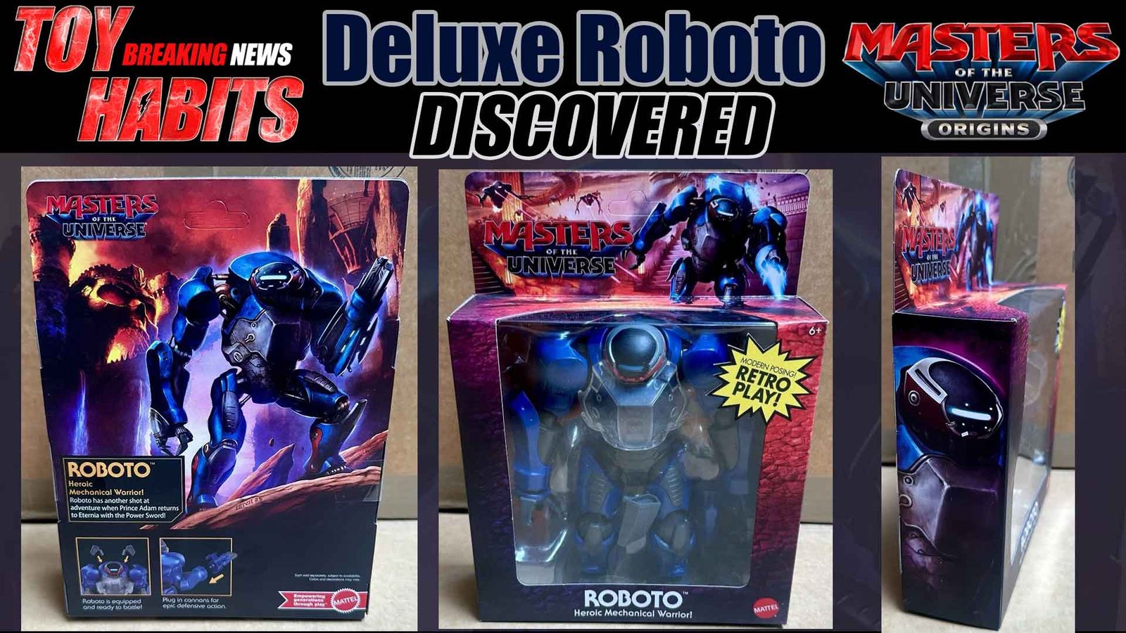 Roboto MOTU Origins Movie Deluxe Figure Discovered