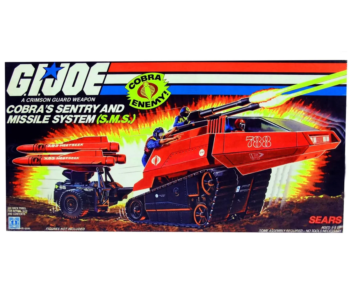 SMS (Sentry and Missle System) GI Joe ARAH 1985 Wave 4
