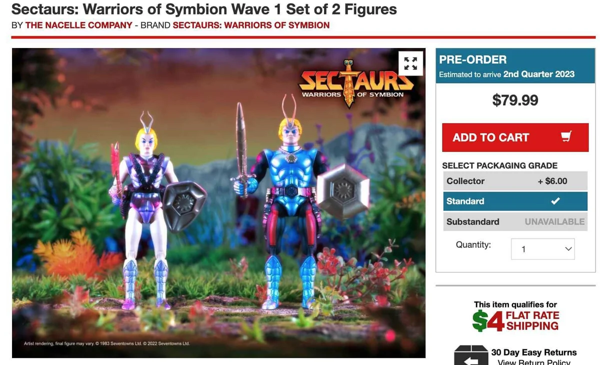 Sectaurs Warriors of Symbion Preorder BBTS