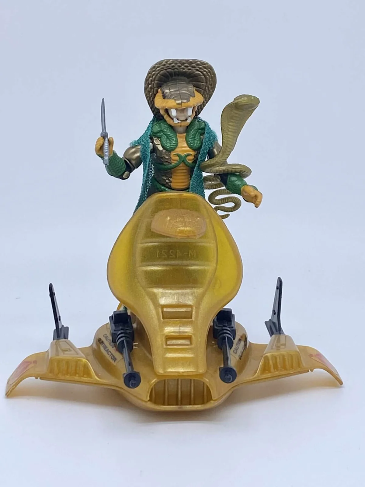 Serpentor on Air Chariot GI Joe 1986 Figure & Vehicle