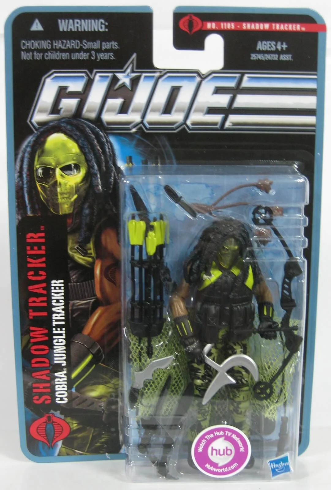 Shadow Tracker GI Joe 2011 Figure on Card
