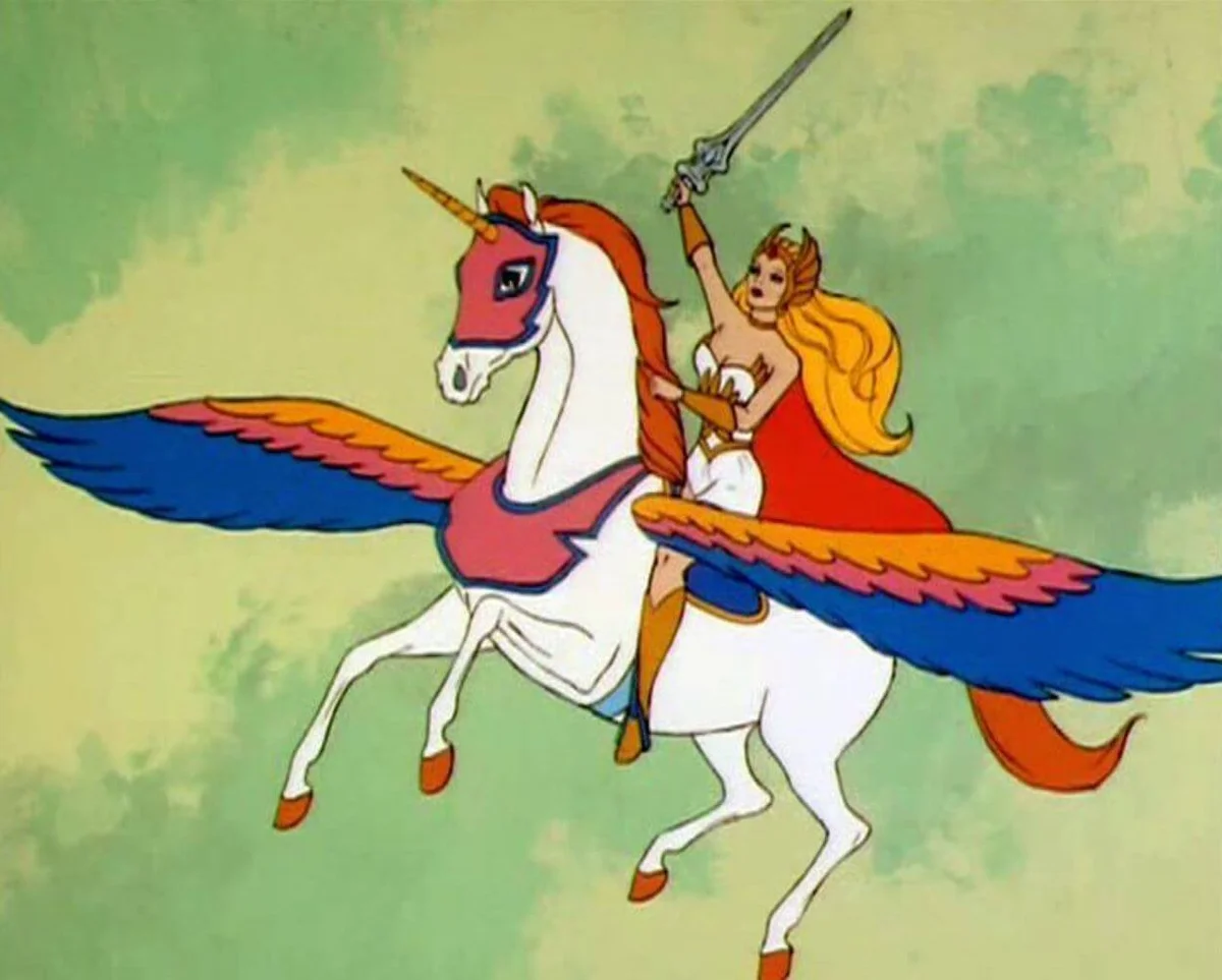 She-Ra Card Princess of Power Swift Wind Filmation