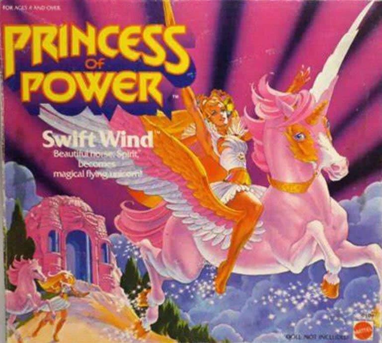 She-Ra Princess of Power Swiftwind vintage box front