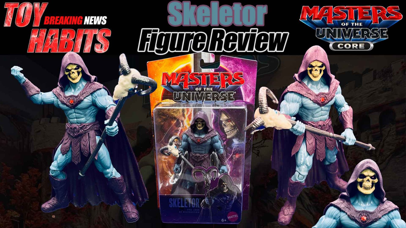 Skeletor MOTU Core 2026 Movie Figure Review