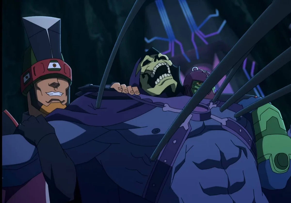 Skeletor Beginning Transformation Masters of the Universe Revelation