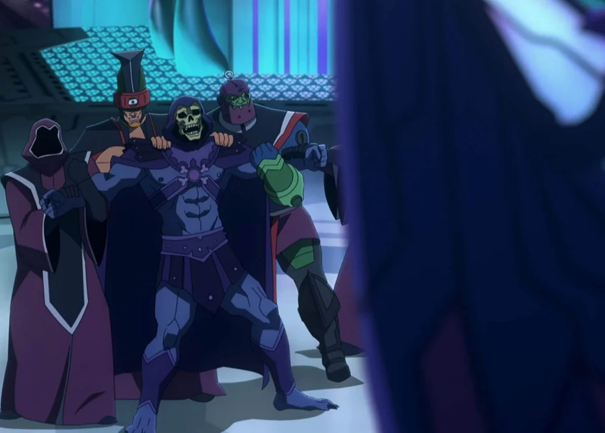 Skeletor Held Masters of the Universe Revelation
