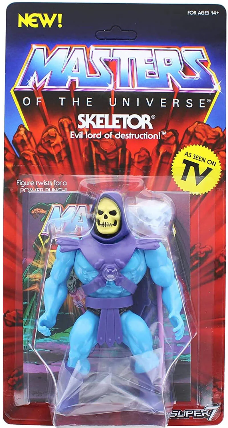 Skeletor Super7 Masters of the Universe Vintage Style 2018 Wave 1