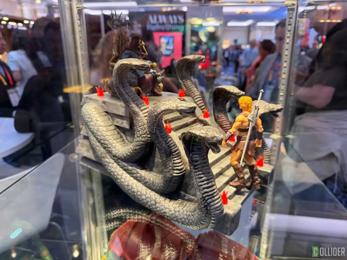 Skeletor and Bone Throne Snake Mountain 2026 MOTU Movie Diorama 1