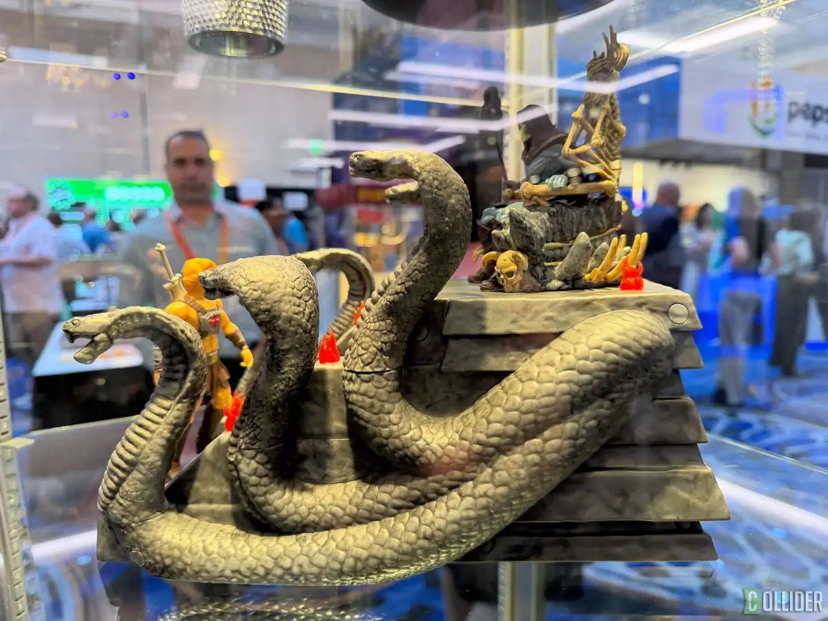 Skeletor and Bone Throne Snake Mountain 2026 MOTU Movie Diorama 2