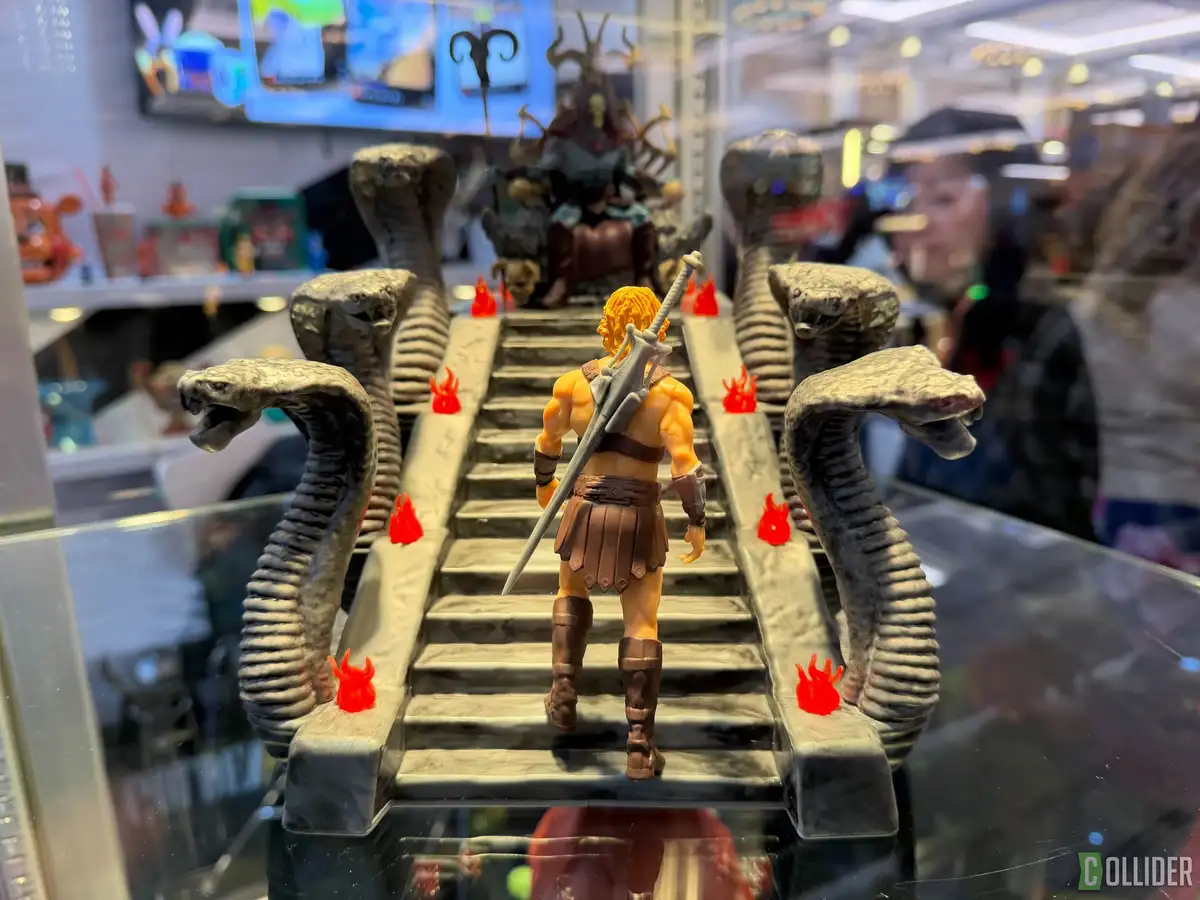 Skeletor and Bone Throne Snake Mountain 2026 MOTU Movie Diorama 3