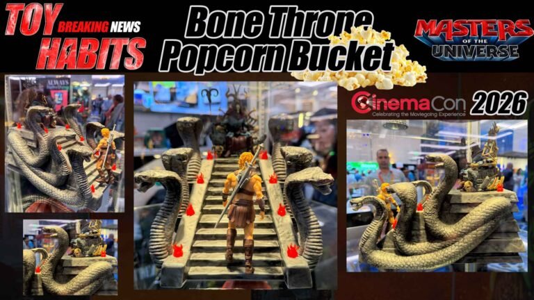 Skeletor and Bone Throne Snake Mountain 2026 MOTU Movie Popcorn Bucket