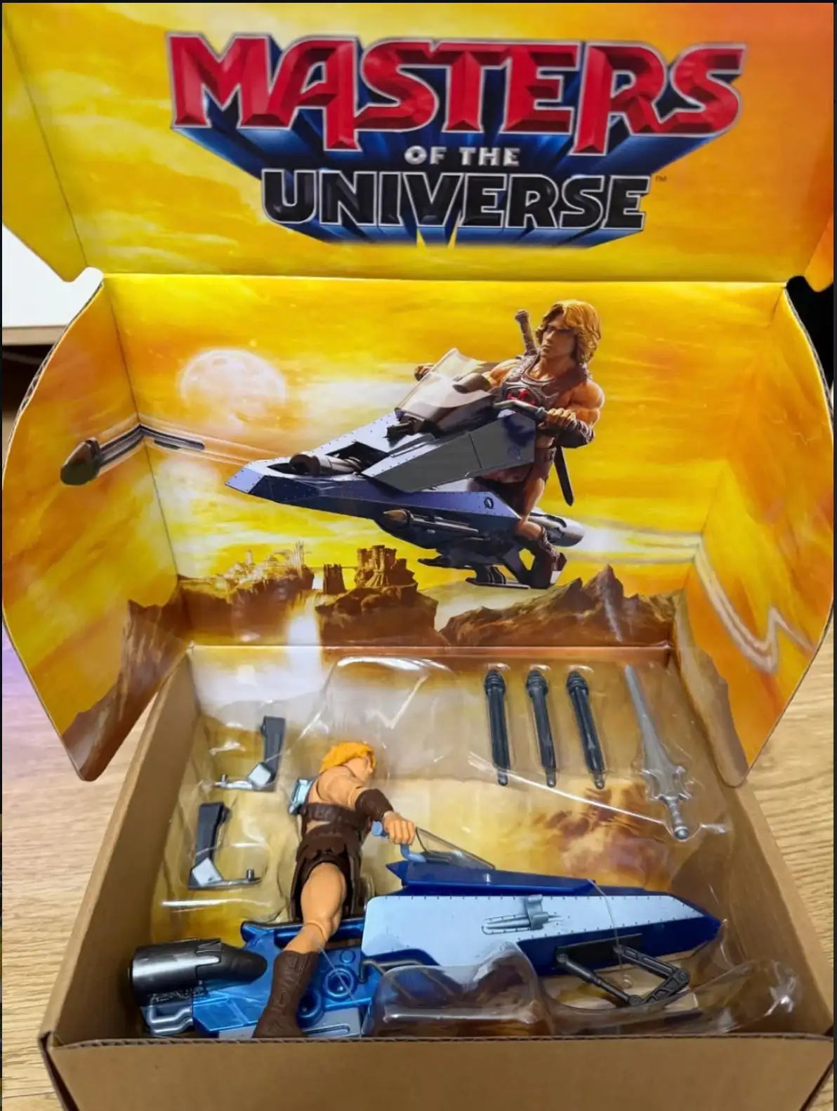 Sky Sled and He Man MOTU Core 2 Pack In Hand Images 1