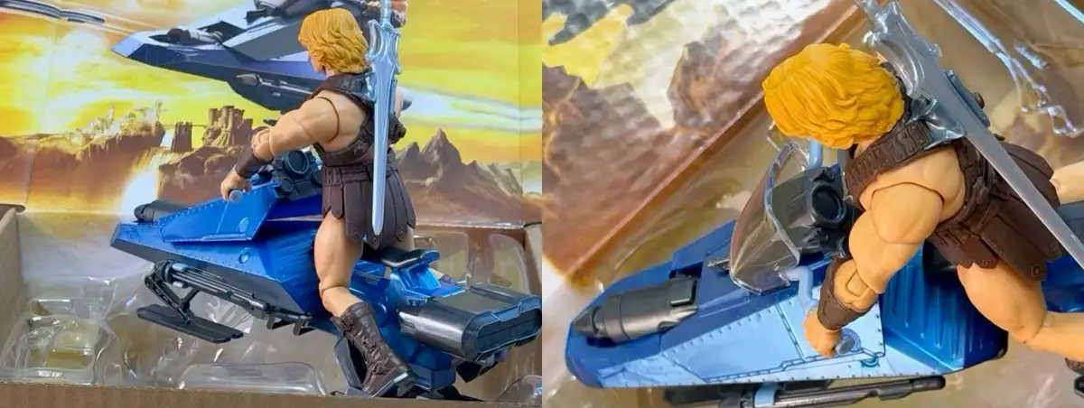 Sky Sled and He Man MOTU Core 2 Pack In Hand Images 11