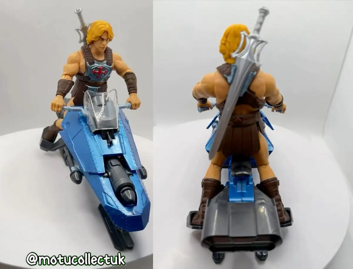 Sky Sled and He Man MOTU Core 2 Pack In Hand Images 9