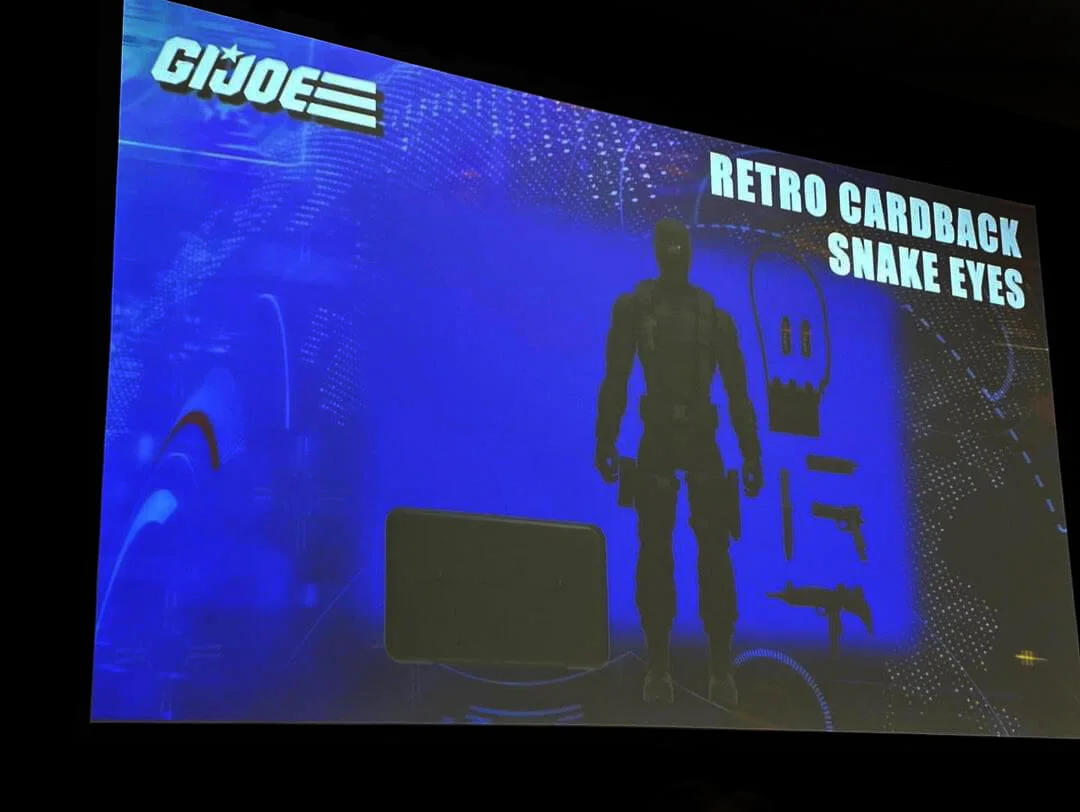 Snake Eyes GI Joe Classified Series Retro Cardback Reveal