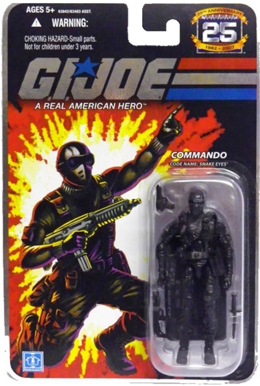 Snake Eyes v1 GI Joe 25th Anniversary 2008 Wave 5