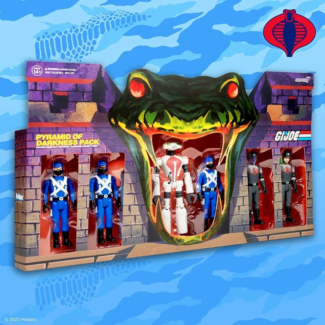 Snakelings Box Set Pyramid of Darkness Super7 Reaction Set