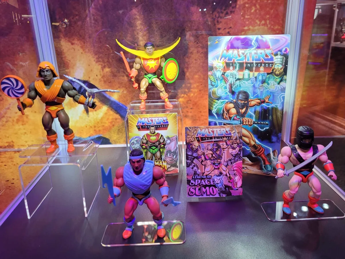 Space Sumo Rulers of the Sun MOTU Origins Mattel Creations Exclusive Mattel Booth