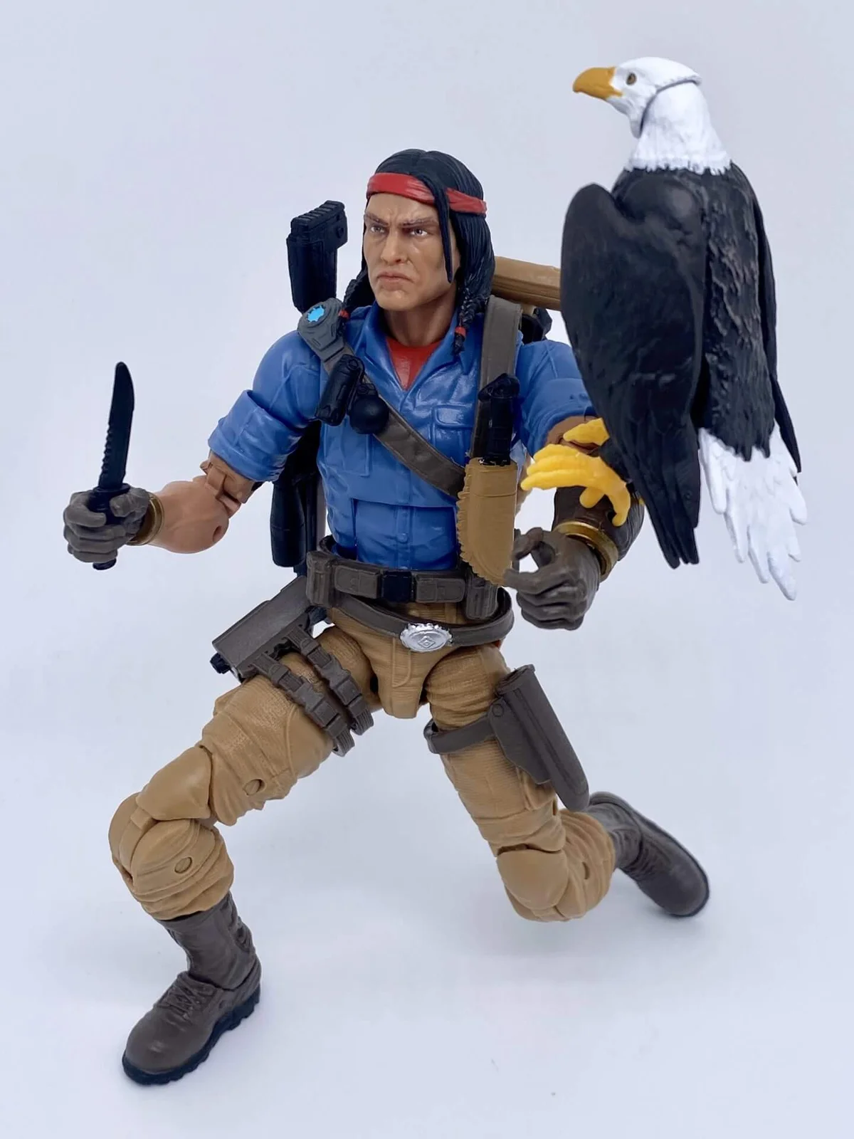 Spirit Iron Knife GI Joe Classified Series & Freedom kneeling 2