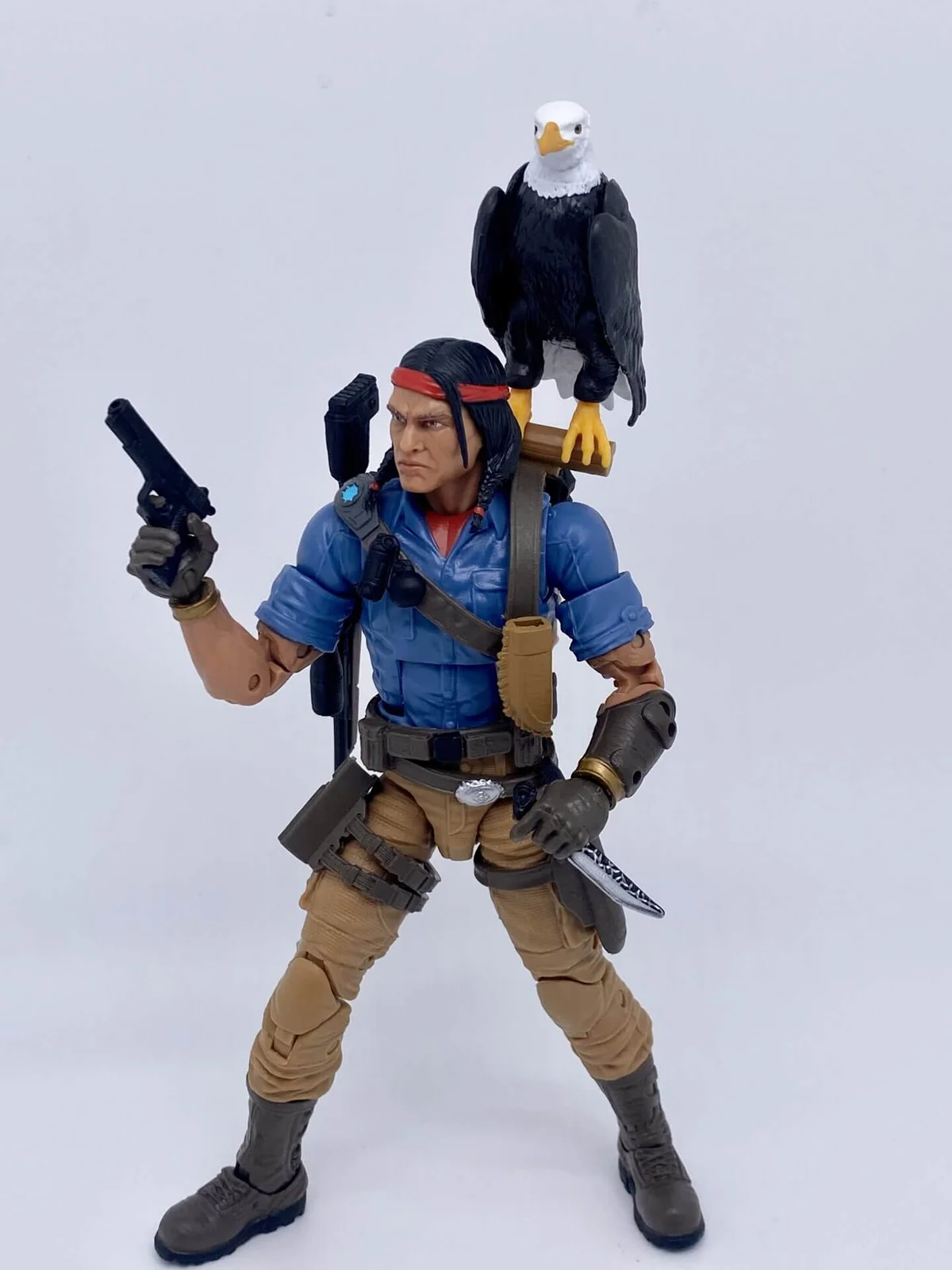 Spirit Iron Knife GI Joe Classified Series & Freedom with gun