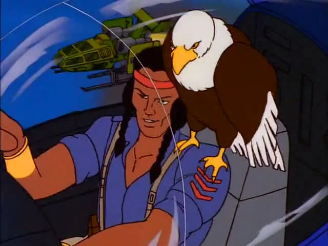 Spirit-and-Freedom-Sunbow-G-I-Joe-cartoon-series-gi-joe in plane