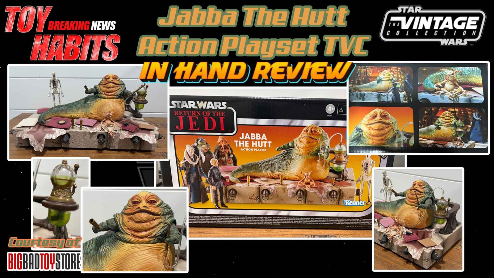 Star Wars The Vintage Collection Jabba the Hutt Playset In Hand Review