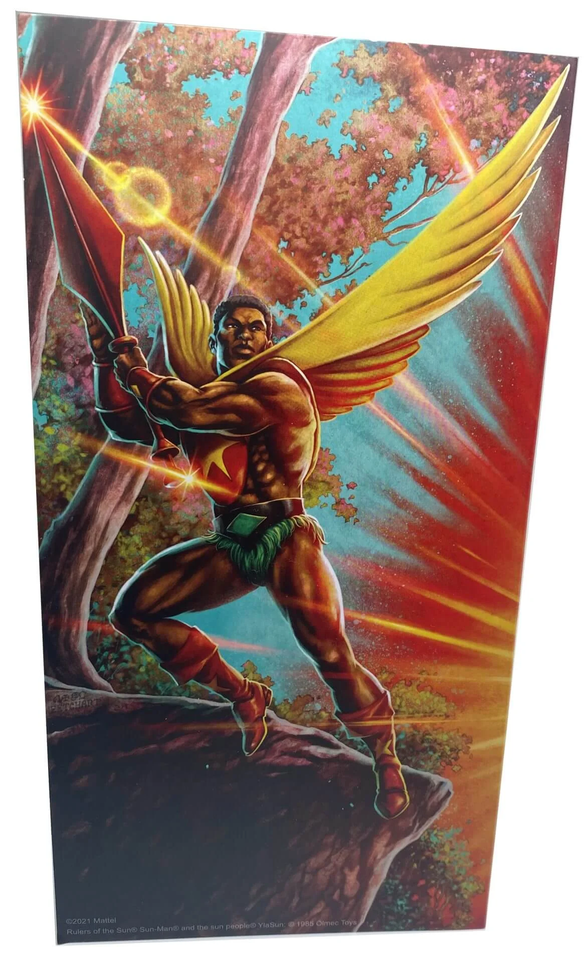 Sun-Man Mattel Creations MOTU Origins Exclusive 2021 card back front right panel