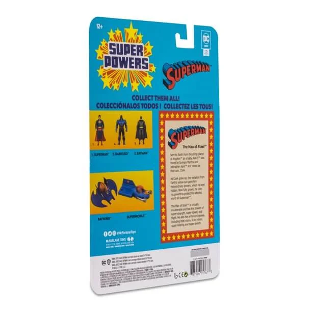 Superman DC Super Powers Package rear
