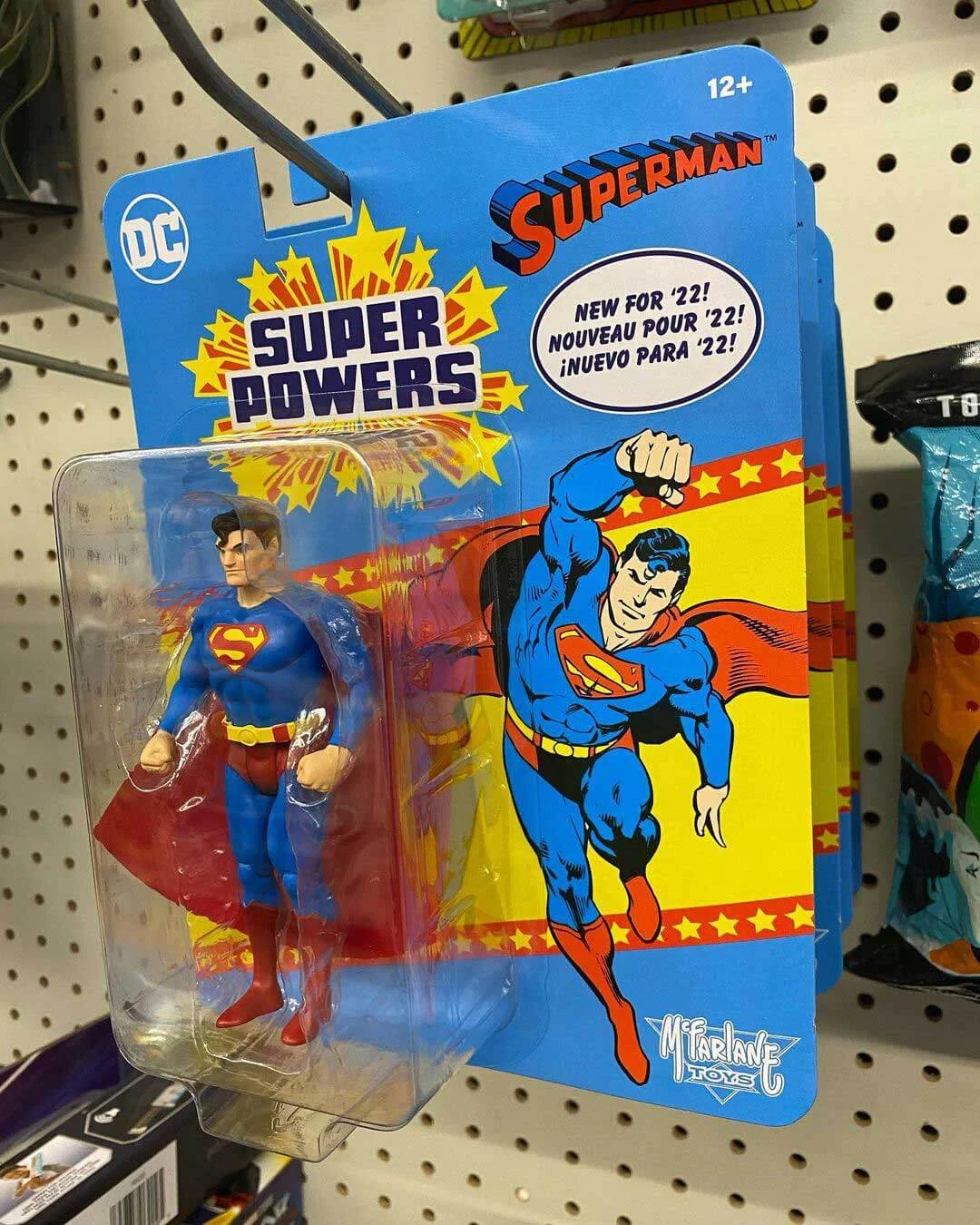 Superman Super Powers on peg