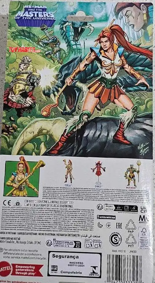 Teela 200x MOTU Origins Cartoon Colllection Card Back