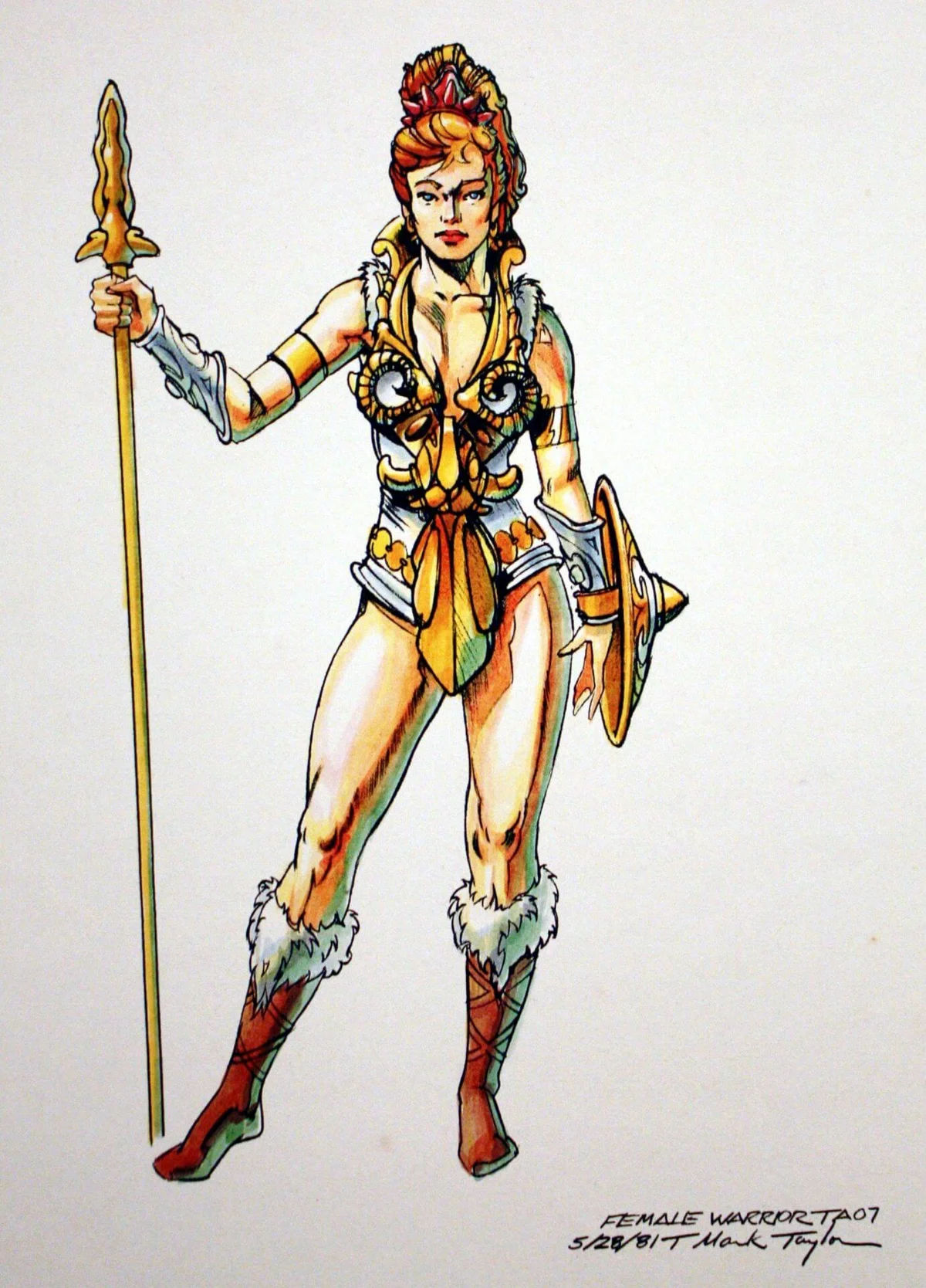 Teela Masters of the Universe New Eternia Color Render