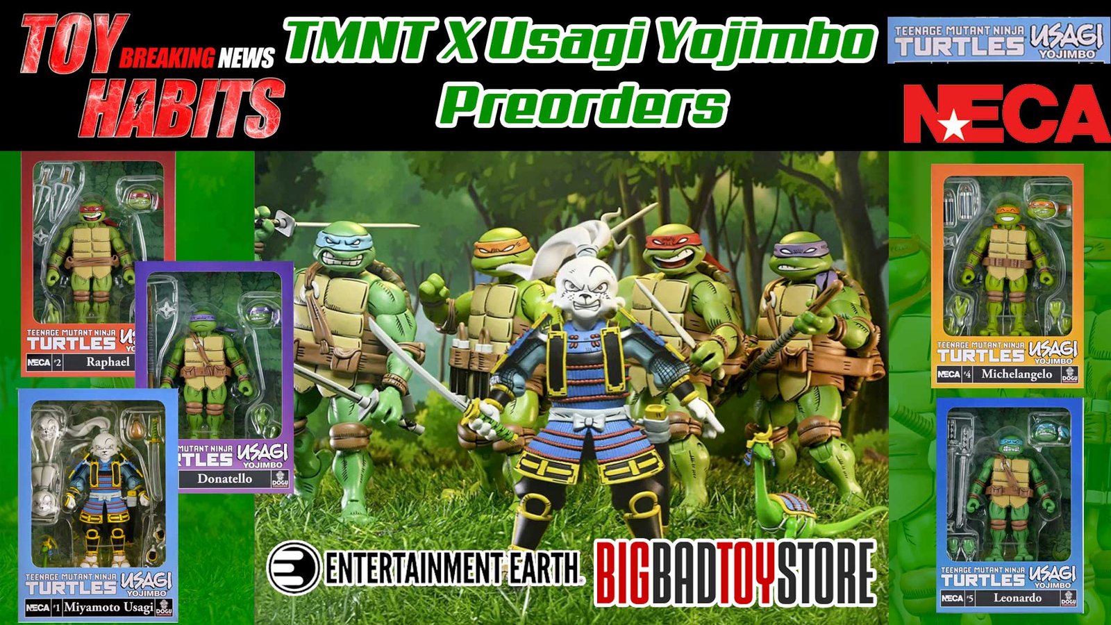 Teenage-Mutant-Ninja-Turtles-X-Usagi-Yojimbo-Ultimate NECA-Preorders-1
