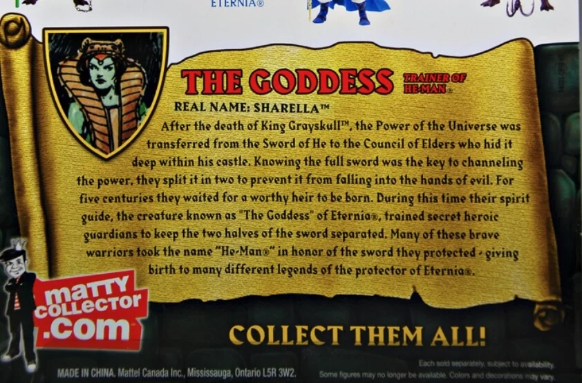 The Godess MOTU Classics Bio