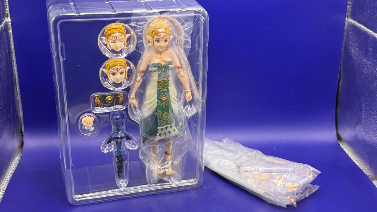 The Legend of Zelda Tears of the Kingdom figma No 637 Zelda Figure Review 5