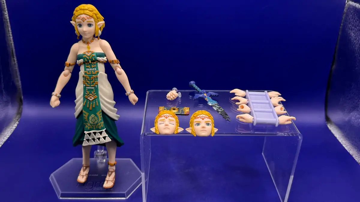 The Legend of Zelda Tears of the Kingdom figma No 637 Zelda Figure Review 6