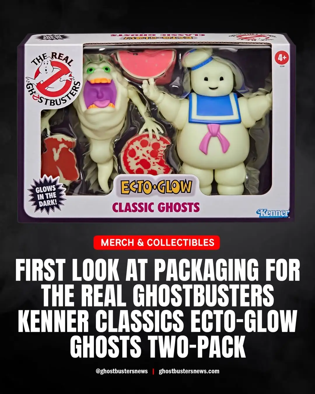 The Real Ghostbusters Kenner Classics Ecto Glow Ghosts Two Pack 1