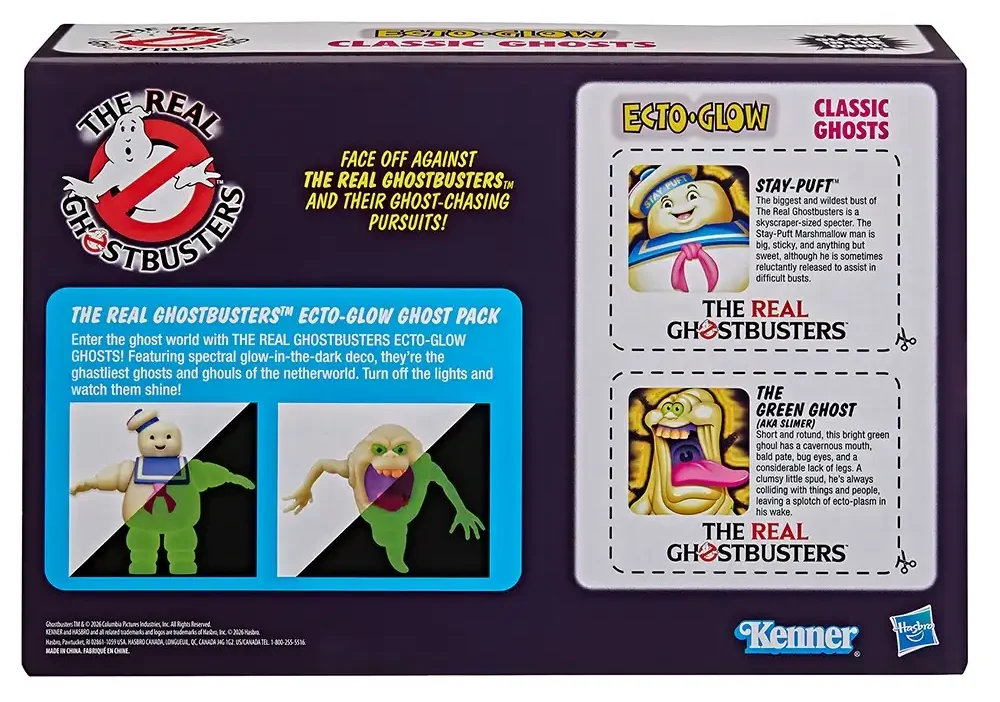 The Real Ghostbusters Kenner Classics Ecto Glow Ghosts Two Pack 2