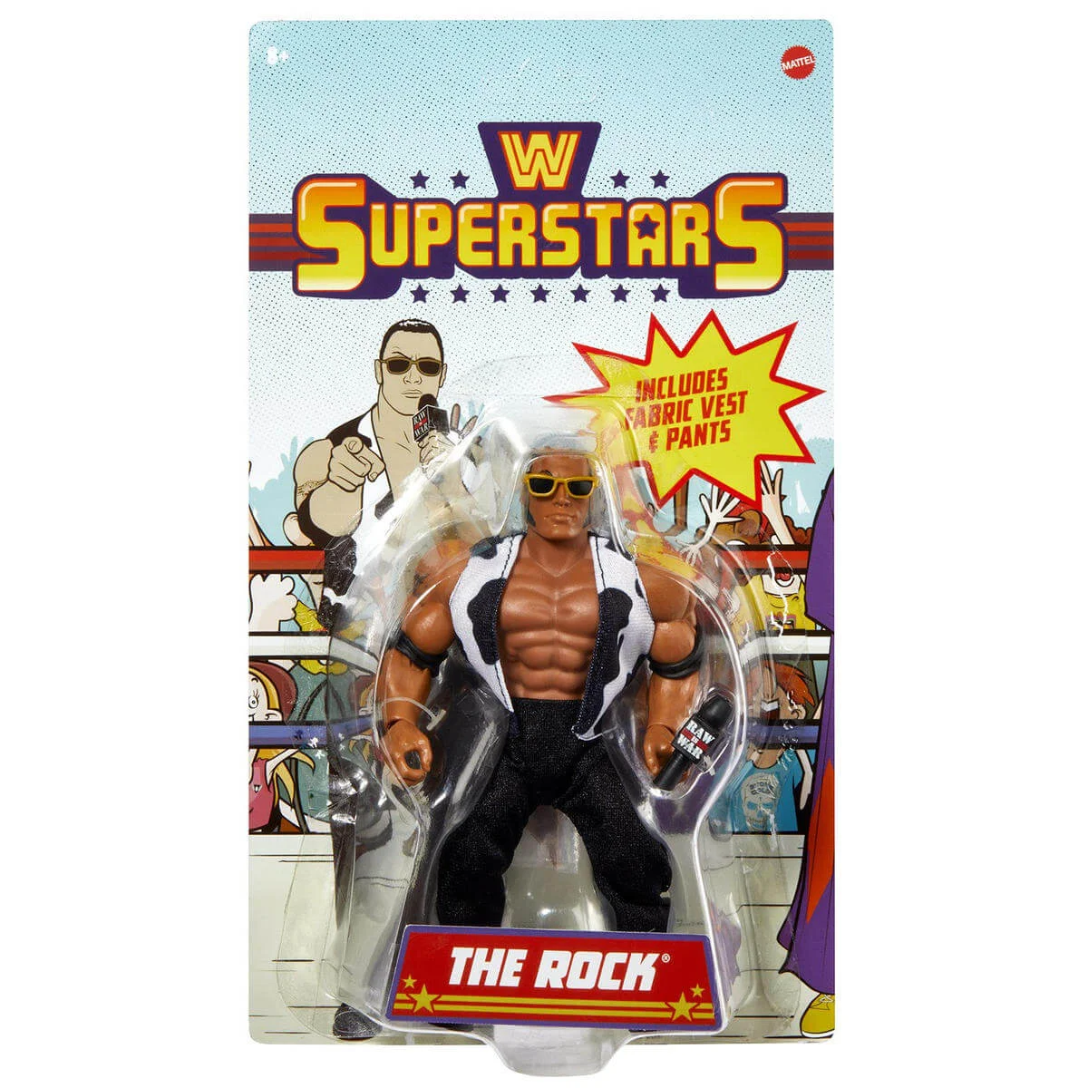 The Rock Card Front WWE Superstars Walmart Exclusive Series 4